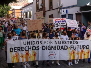 Protestas La Palma