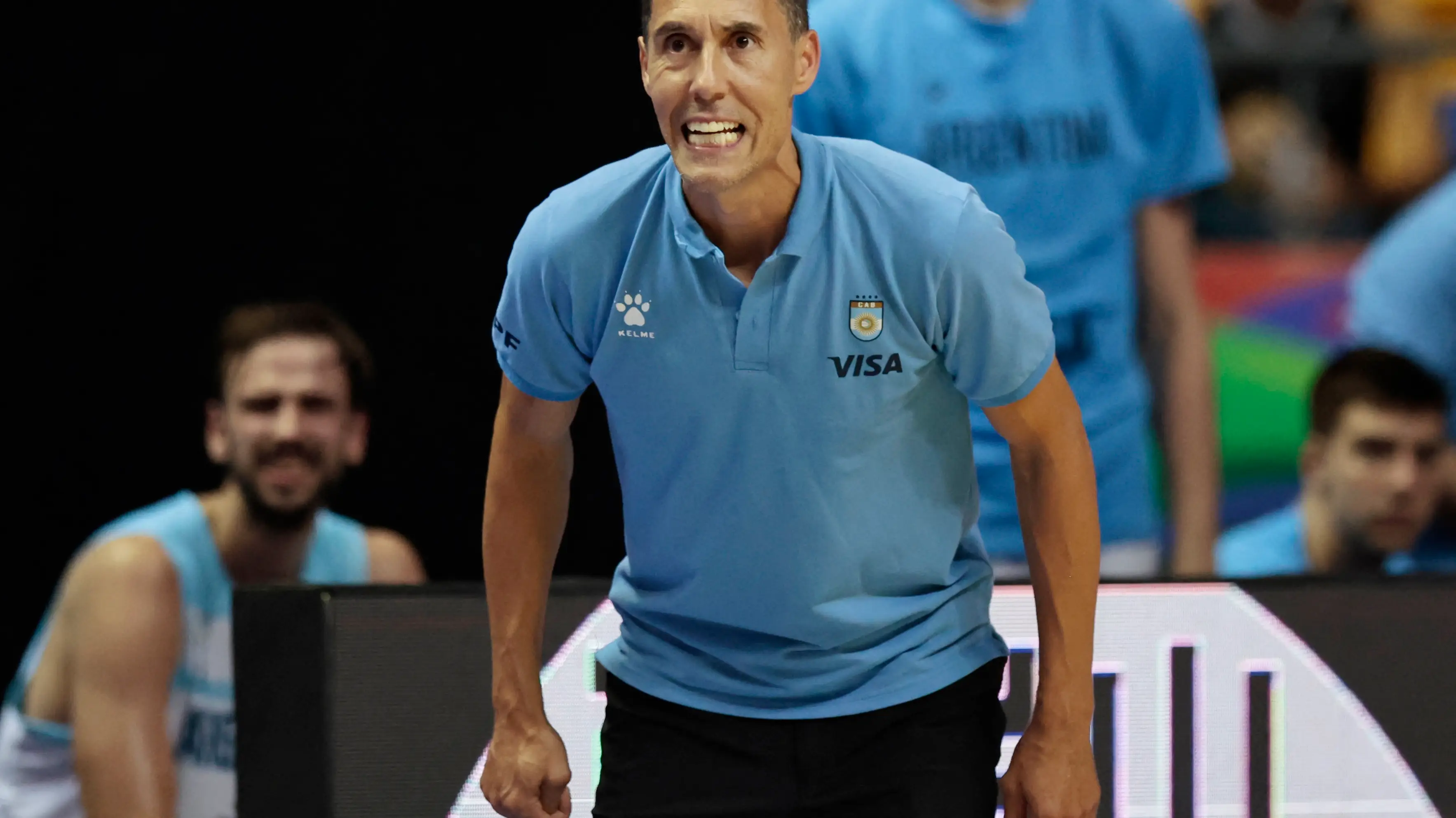 Pablo Prigioni, en un partido de la selección argentina de baloncesto Pablo Prigioni, en un partido de la selección argentina de baloncesto