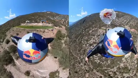 Dani Román y su vuelo inédito Dani Román y su vuelo inédito