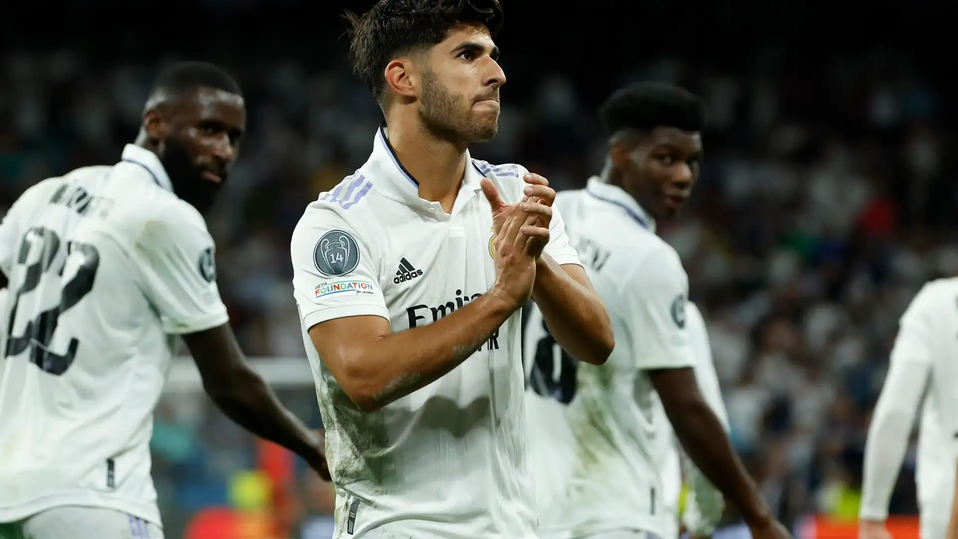 Marco Asensio, en el Bernabéu Marco Asensio, en el Bernabéu
