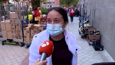 Los bancos de alimentos, bajo mínimos: 