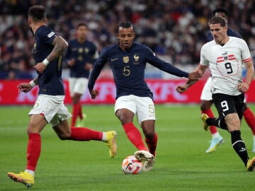 Jules Koundé, en el partido ante Austria