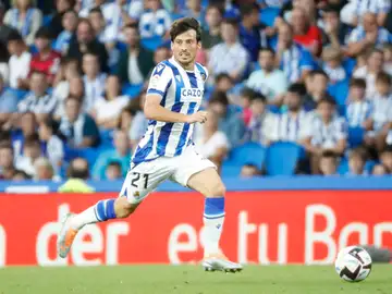 David Silva, en un partido con la Real Sociedad David Silva, en un partido con la Real Sociedad