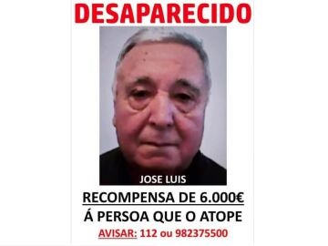 El octogenario desaparecido en Lugo
