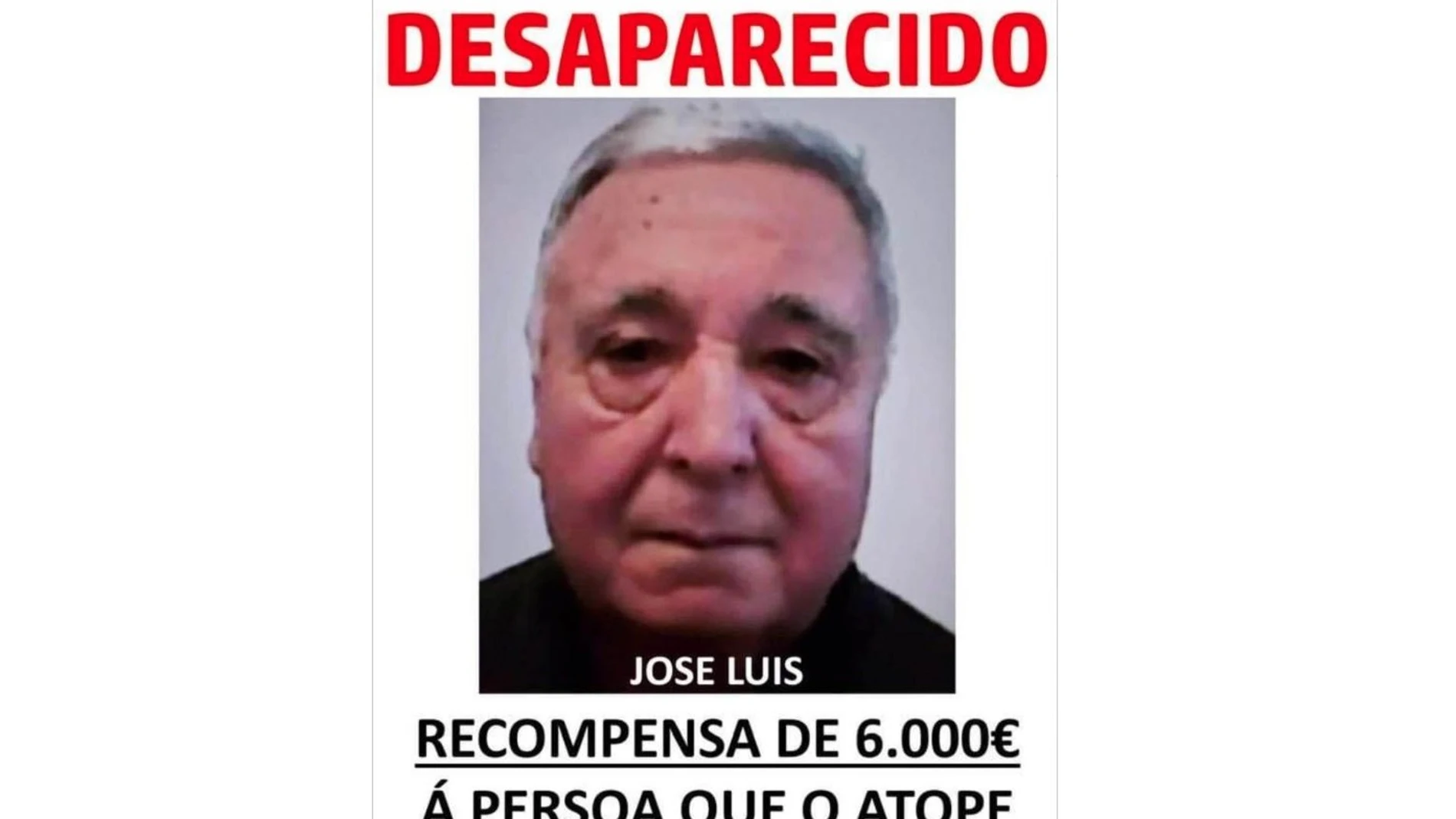 El octogenario desaparecido en Lugo