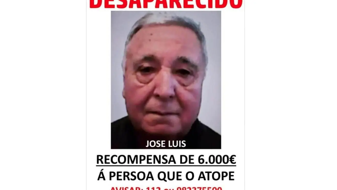 El octogenario desaparecido en Lugo