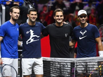 Federer, Nadal, Djokovic y Murray en el O2 Arena de Londres
