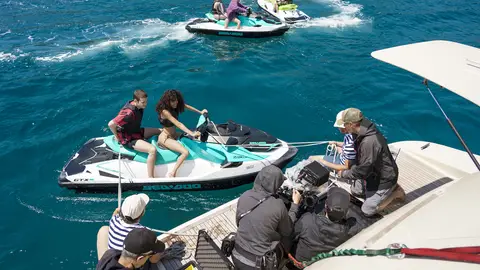 Rodaje de 'A través del mar' Rodaje de 'A través del mar'
