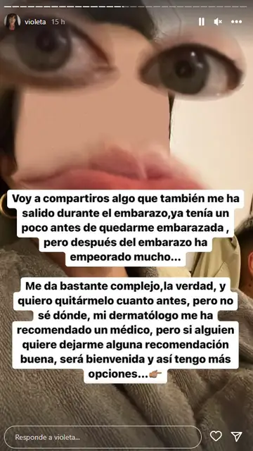 Violeta Mangriñán se sincera sobre su "complejo" Violeta Mangriñán se sincera sobre su "complejo"