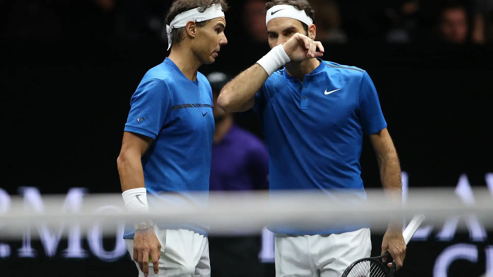Federer y Nadal en la Laver Cup de 2017 en Praga Federer y Nadal en la Laver Cup de 2017 en Praga