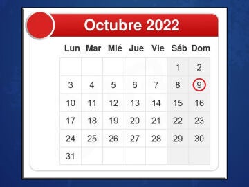 Calendario laboral 2022-23: ¿Dónde es festivo el 9 de octubre?