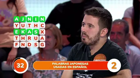 El sushi se le atraganta a Orestes en la ‘Sopa de Letras’: “Esto va a dar de sí” El sushi se le atraganta a Orestes en la ‘Sopa de Letras’: “Esto va a dar de sí”