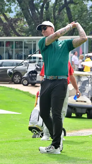 Guti en el torneo de Golf de la Fundación Clínica Menorca EN MADRID