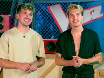 Álex Perea y Dani Sánchez: “Hace 7 años la música nos juntó, pero no vamos a cantar juntos en ‘La Voz’” Álex Perea y Dani Sánchez: “Hace 7 años la música nos juntó, pero no vamos a cantar juntos en ‘La Voz’”