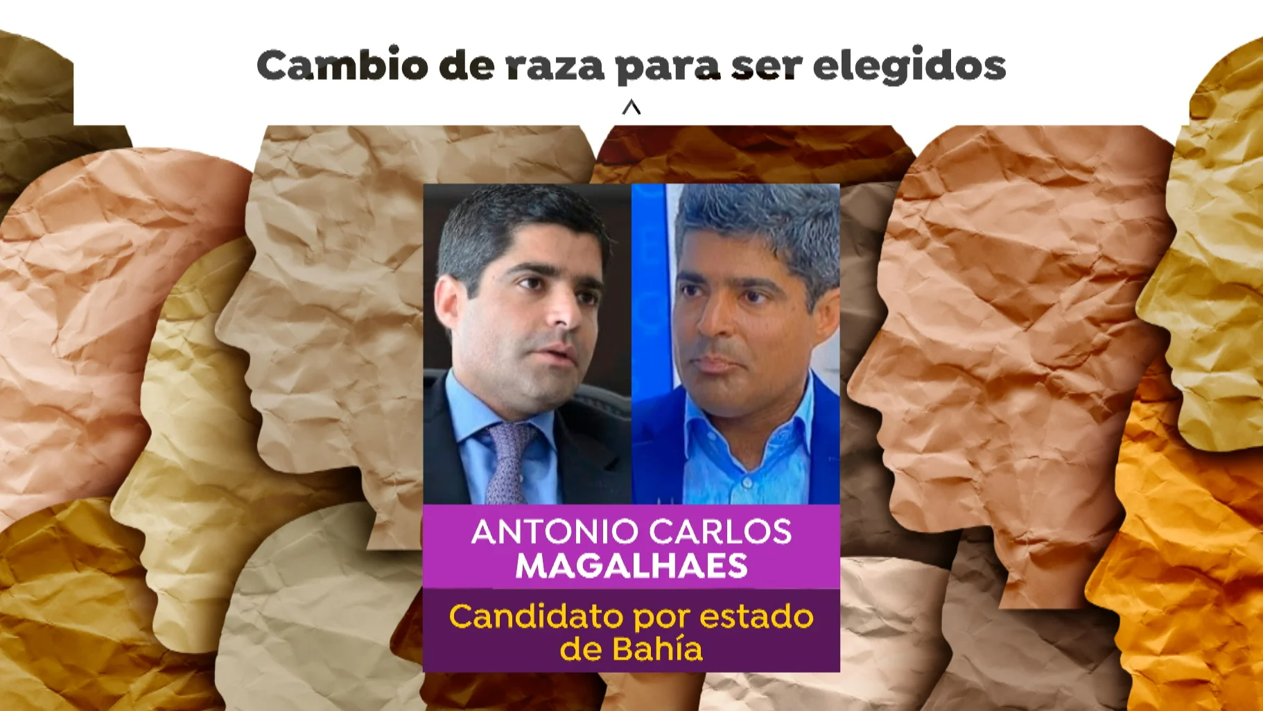 Cambian de raza para ser elegidos Cambian de raza para ser elegidos