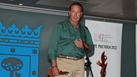 Bertín Osborne en la entrega de los Premios de la Asociación de Corresponsales de Prensa Extranjera