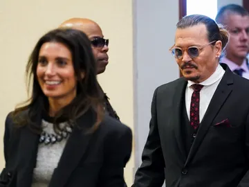 Johnny Depp y Joelle Rich Johnny Depp y Joelle Rich