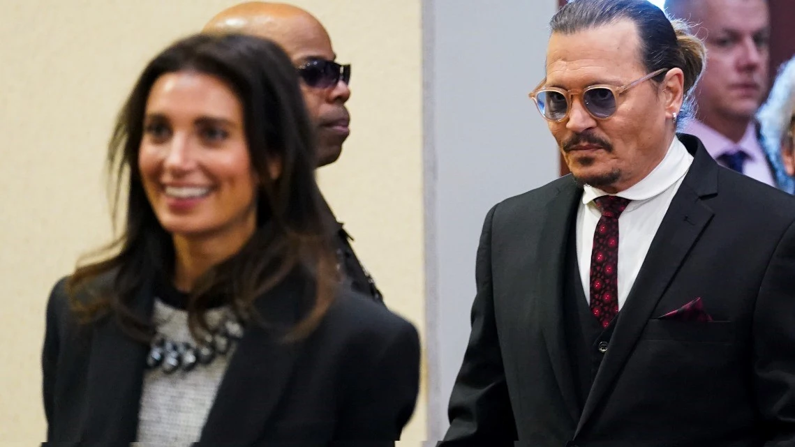 Johnny Depp y Joelle Rich Johnny Depp y Joelle Rich
