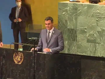 Pedro Sánchez habla sobre la invasión rusa de Ucrania en la Asamblea General de la ONU Pedro Sánchez habla sobre la invasión rusa de Ucrania en la Asamblea General de la ONU