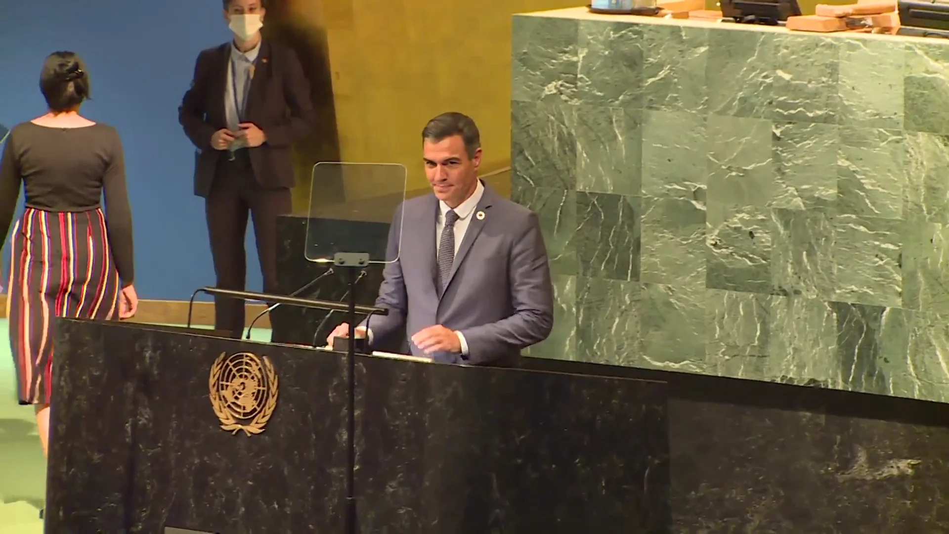 Pedro Sánchez habla sobre la invasión rusa de Ucrania en la Asamblea General de la ONU Pedro Sánchez habla sobre la invasión rusa de Ucrania en la Asamblea General de la ONU