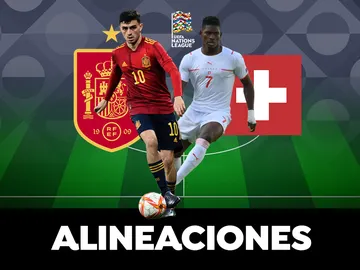 Alineación de España contra Suiza en la UEFA Nations League Alineación de España contra Suiza en la UEFA Nations League