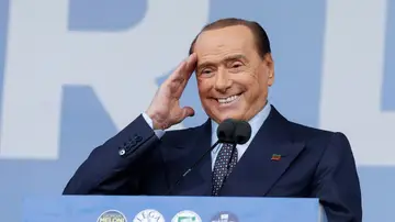 El presidente del partido italiano 'Forza Italia', Silvio Berlusconi