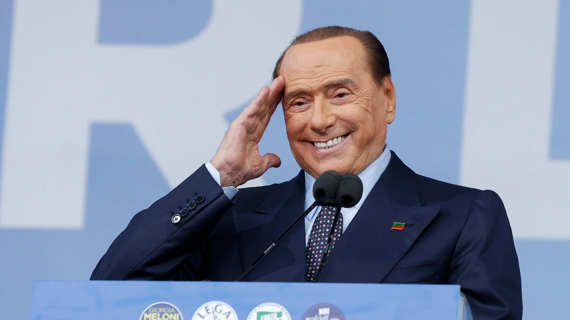 El presidente del partido italiano 'Forza Italia', Silvio Berlusconi