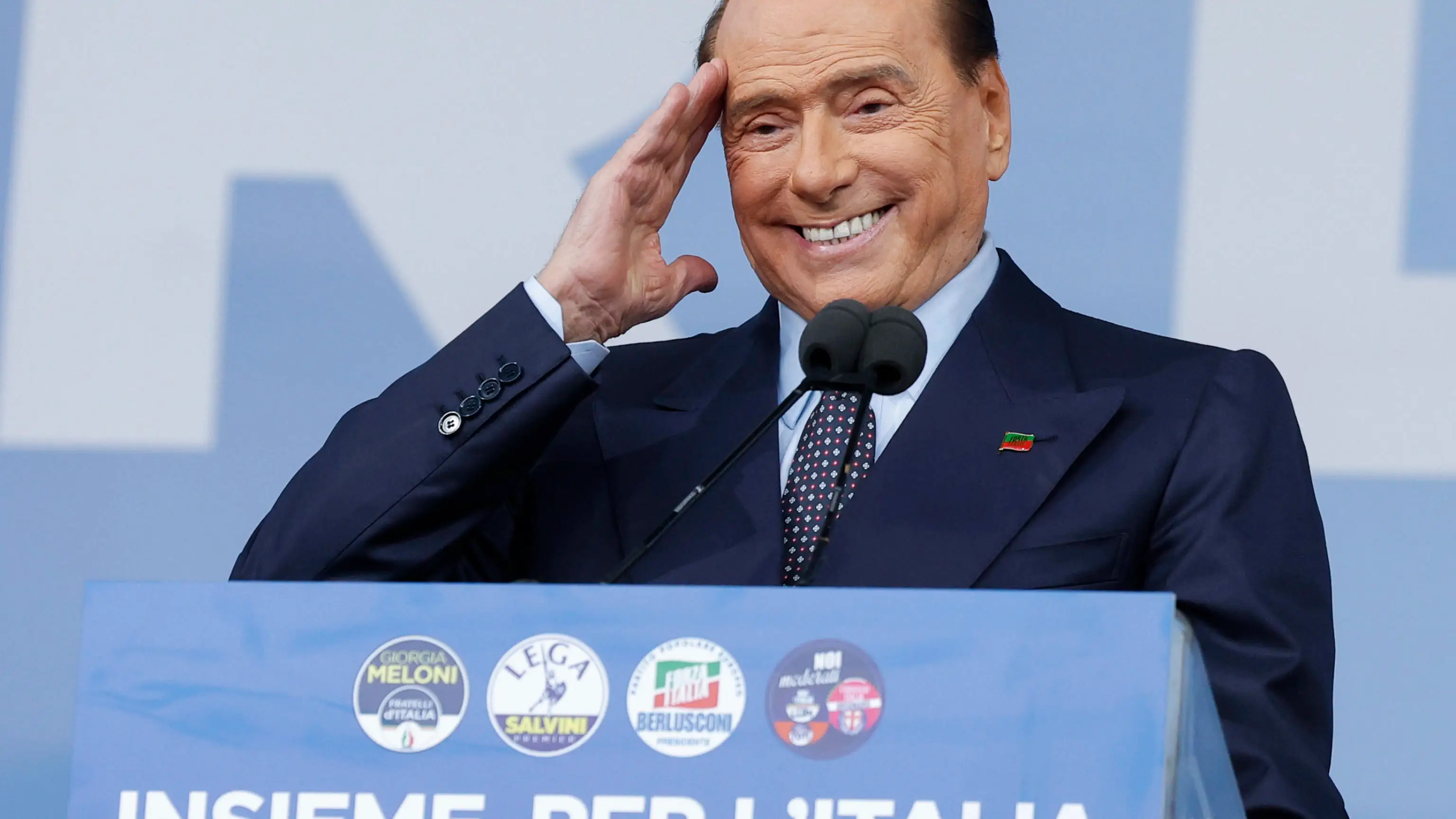 El presidente del partido italiano 'Forza Italia', Silvio Berlusconi El presidente del partido italiano 'Forza Italia', Silvio Berlusconi