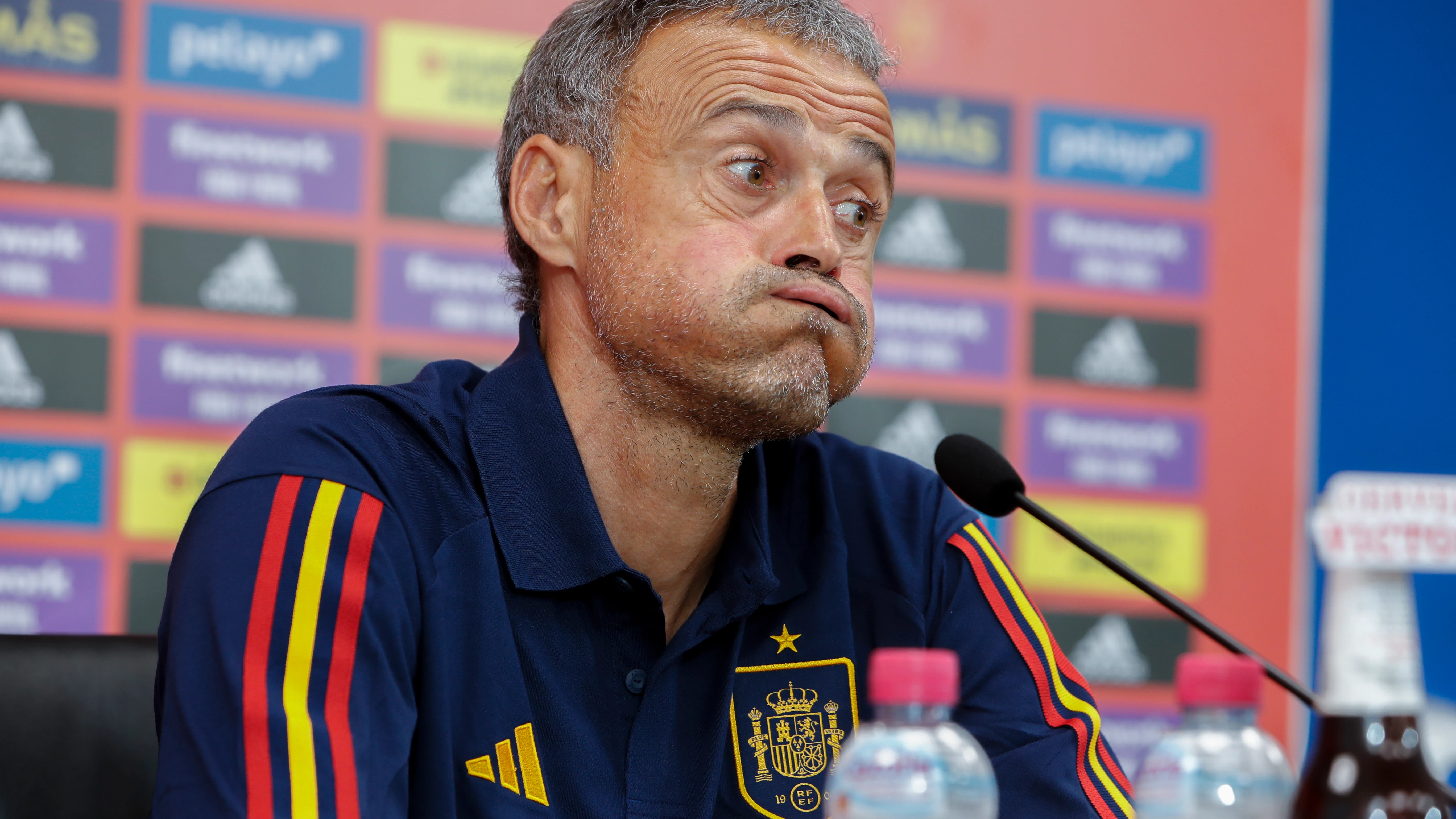 Luis Enrique comparece ante los medios en Las Rozas Luis Enrique comparece ante los medios en Las Rozas