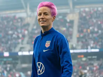 Megan Rapinoe, con la selección de Estados Unidos Megan Rapinoe, con la selección de Estados Unidos