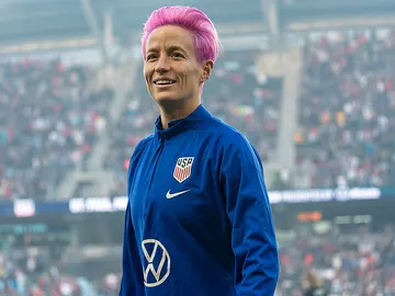 Megan Rapinoe, con la selección de Estados Unidos Megan Rapinoe, con la selección de Estados Unidos