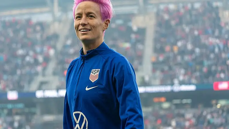 Megan Rapinoe, con la selección de Estados Unidos Megan Rapinoe, con la selección de Estados Unidos