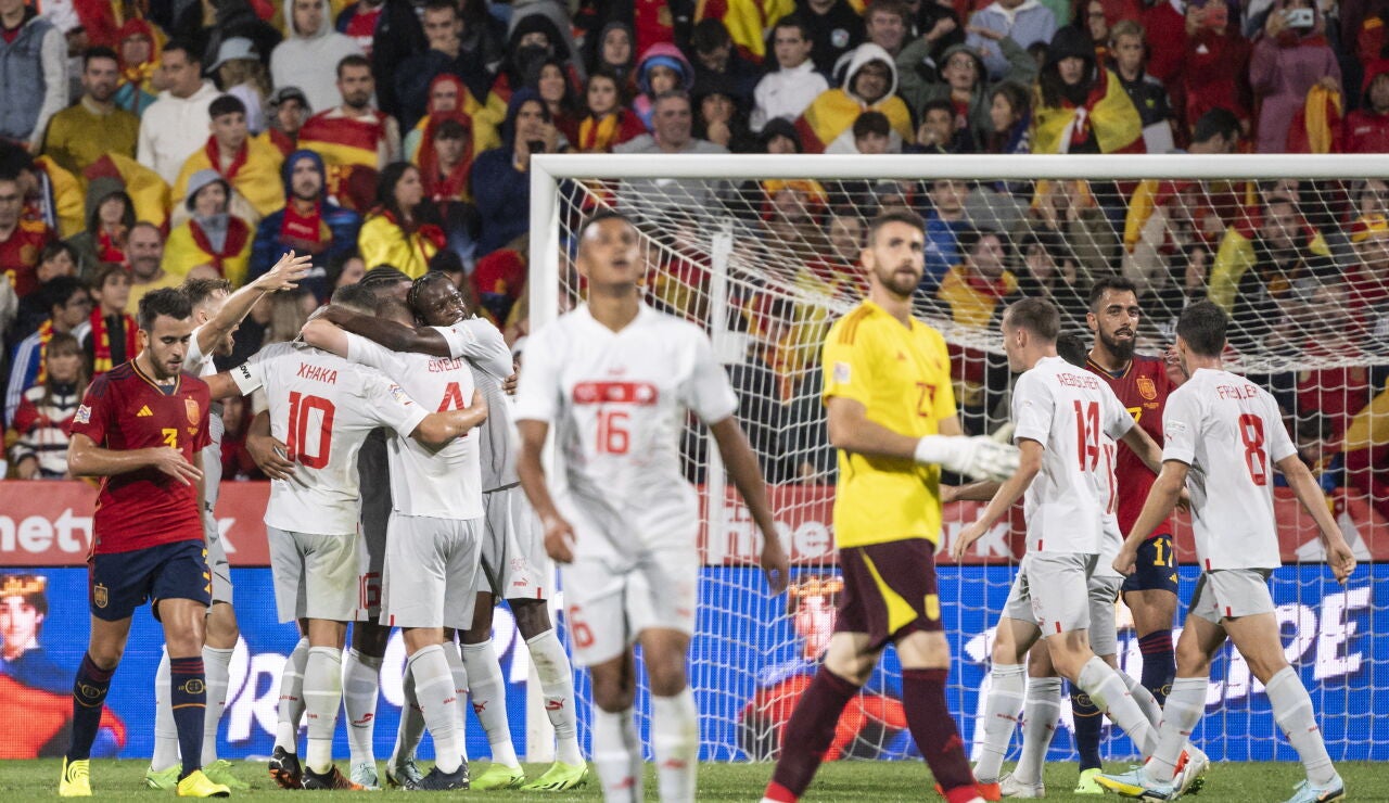 España - Suiza: Resultado, resumen y goles de la Nations League, en directo (1-2)