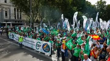 Funcionarios en la manifestación en Madrid Funcionarios en la manifestación en Madrid