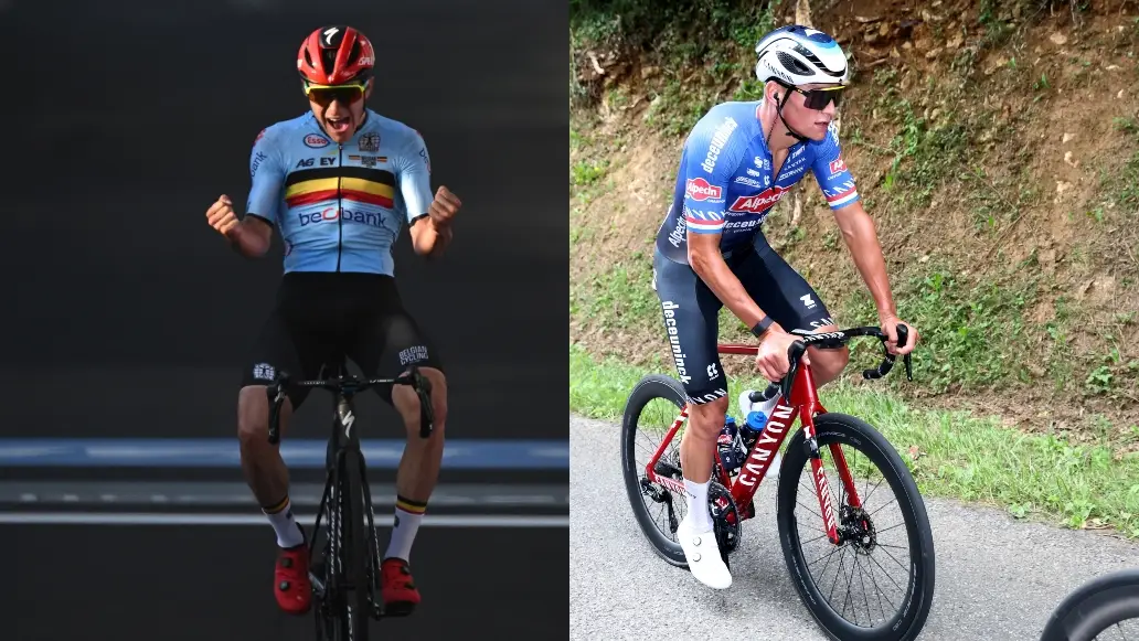 Evenepoel se lleva el Mundial de ciclismo y Van der Poel abandona tras pasar la noche en comisaría Evenepoel se lleva el Mundial de ciclismo y Van der Poel abandona tras pasar la noche en comisaría