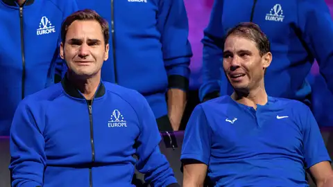 Roger Federer y Rafa Nadal Roger Federer y Rafa Nadal