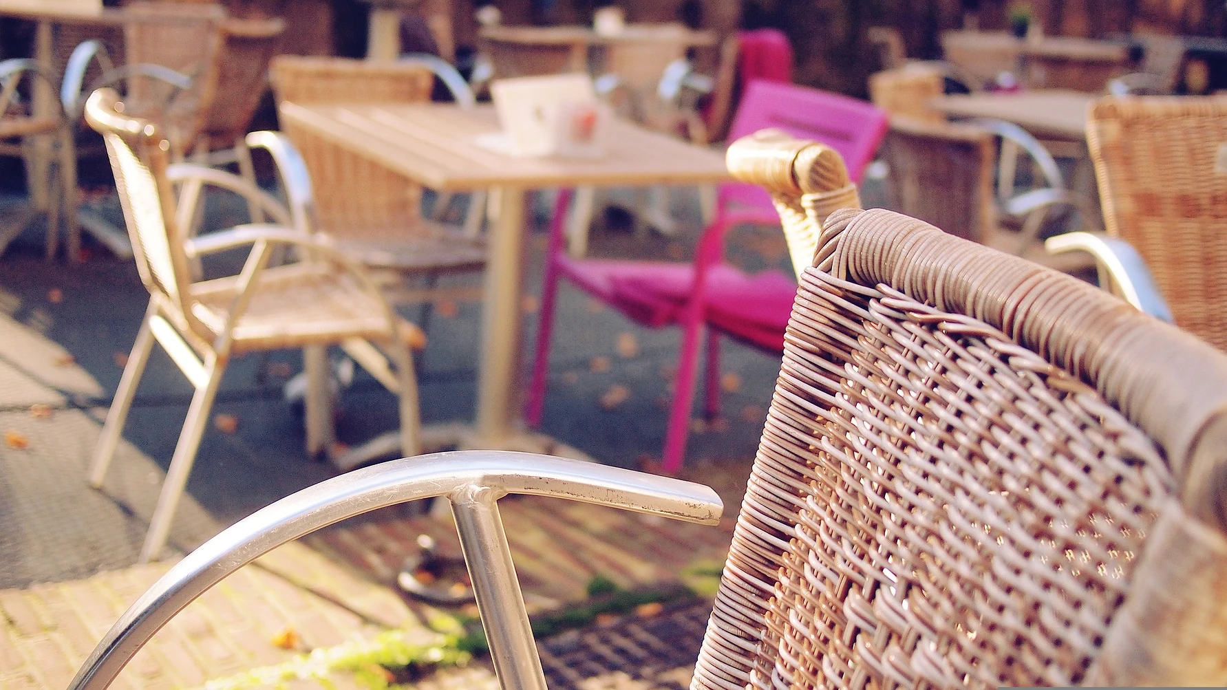 Imagen de archivo de una terraza de un restaurante