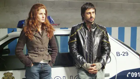 Marián Aguilera y Hugo Silva en 'Los hombres de Paco' Marián Aguilera y Hugo Silva en 'Los hombres de Paco'
