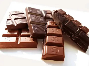 Varias tabletas de chocolate Varias tabletas de chocolate