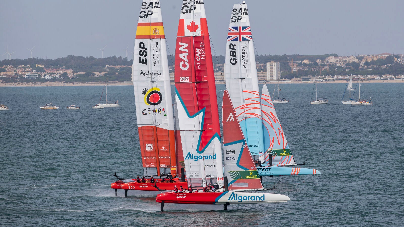 Francia gana la prueba del SailGP en Cádiz; España, fuera de la final