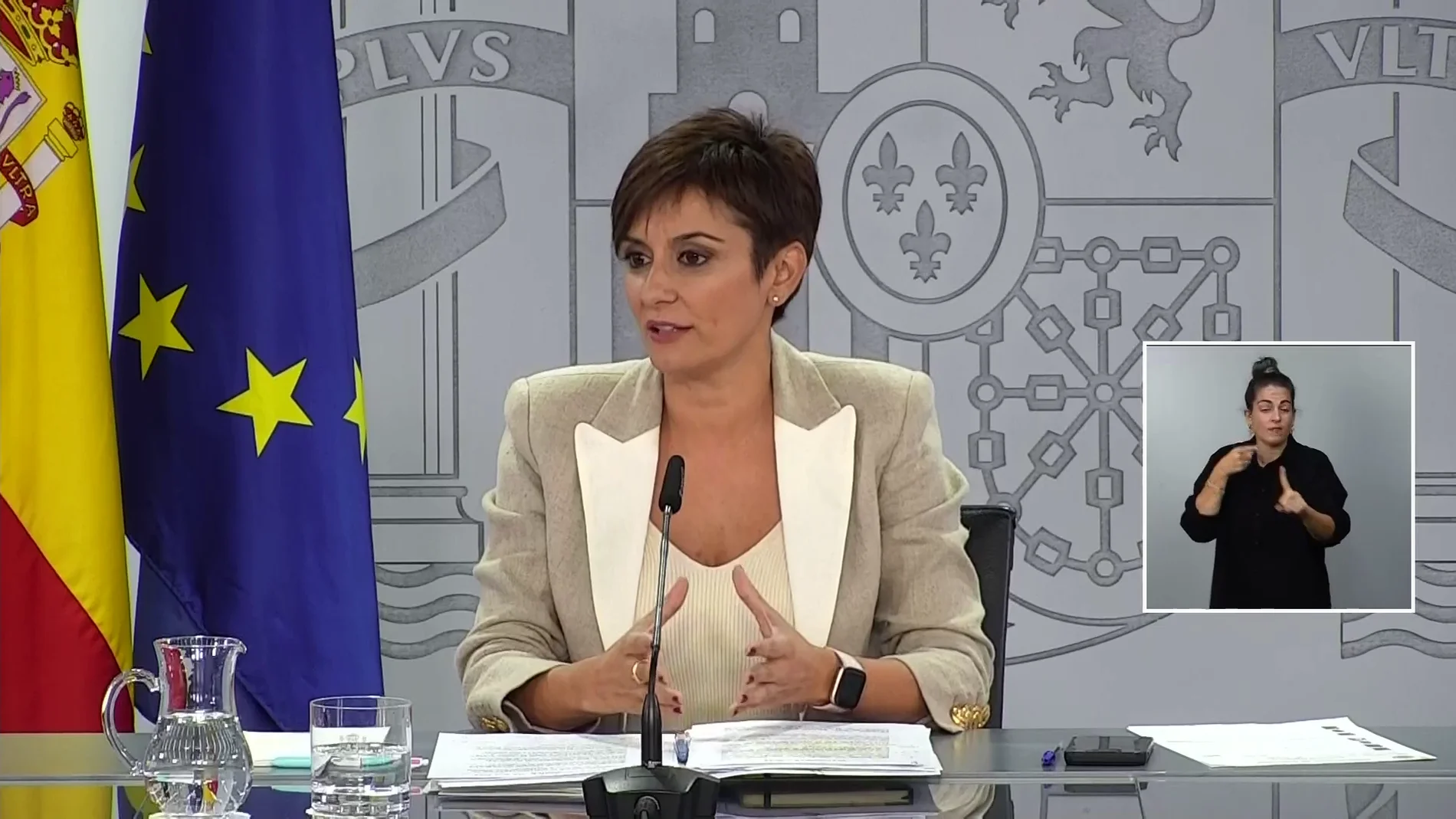 La ministra portavoz del Gobierno de España, Isabel Rodríguez