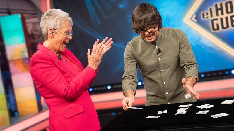 Luis Piedrahita impresiona con su ‘terrorífico’ truco de magia a Jamie Lee Curtis Luis Piedrahita impresiona con su ‘terrorífico’ truco de magia a Jamie Lee Curtis