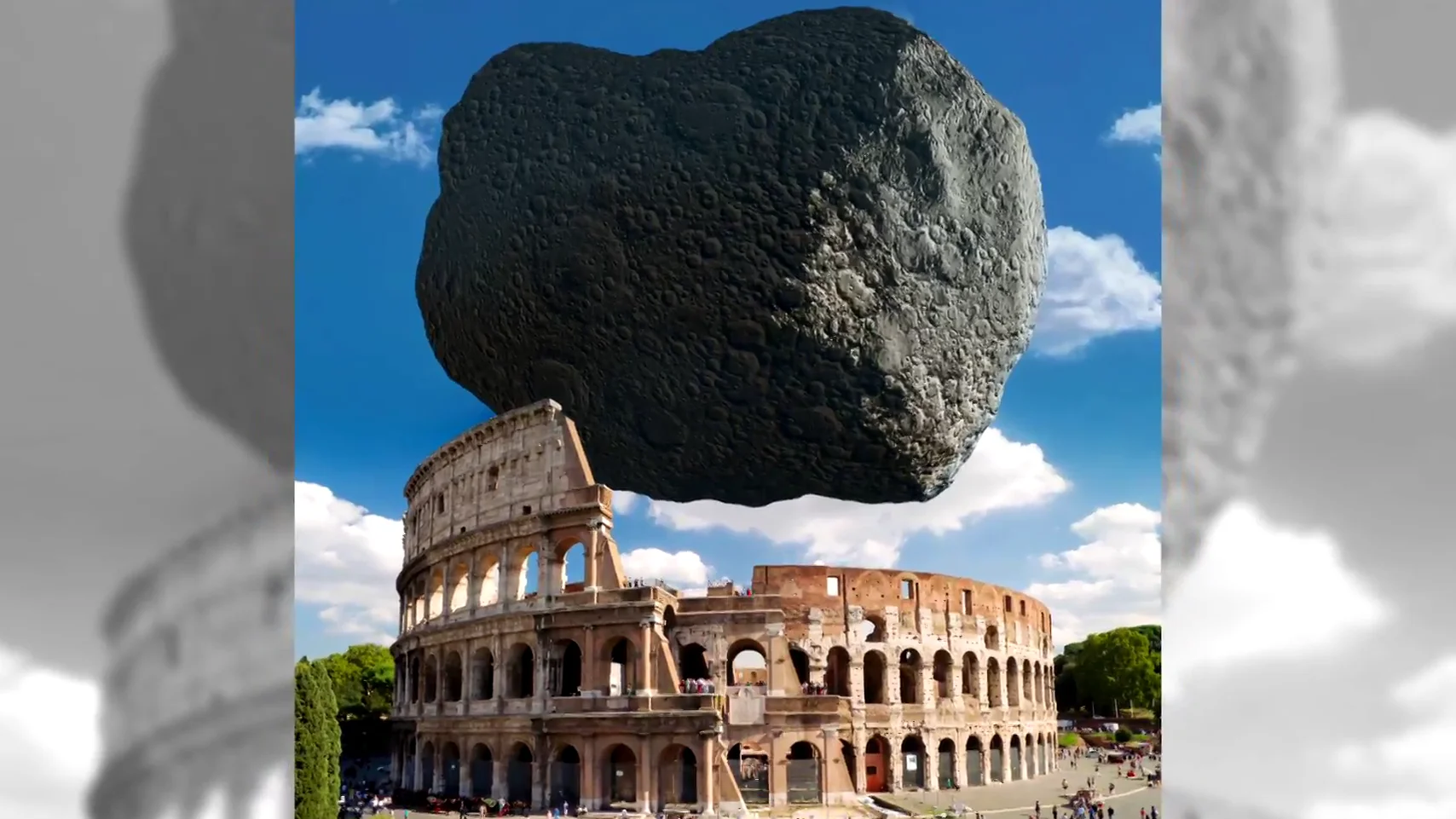 Comparativa con el Coliseo de Roma