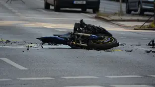 Un accidente de moto Un accidente de moto