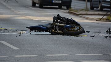 Un accidente de moto