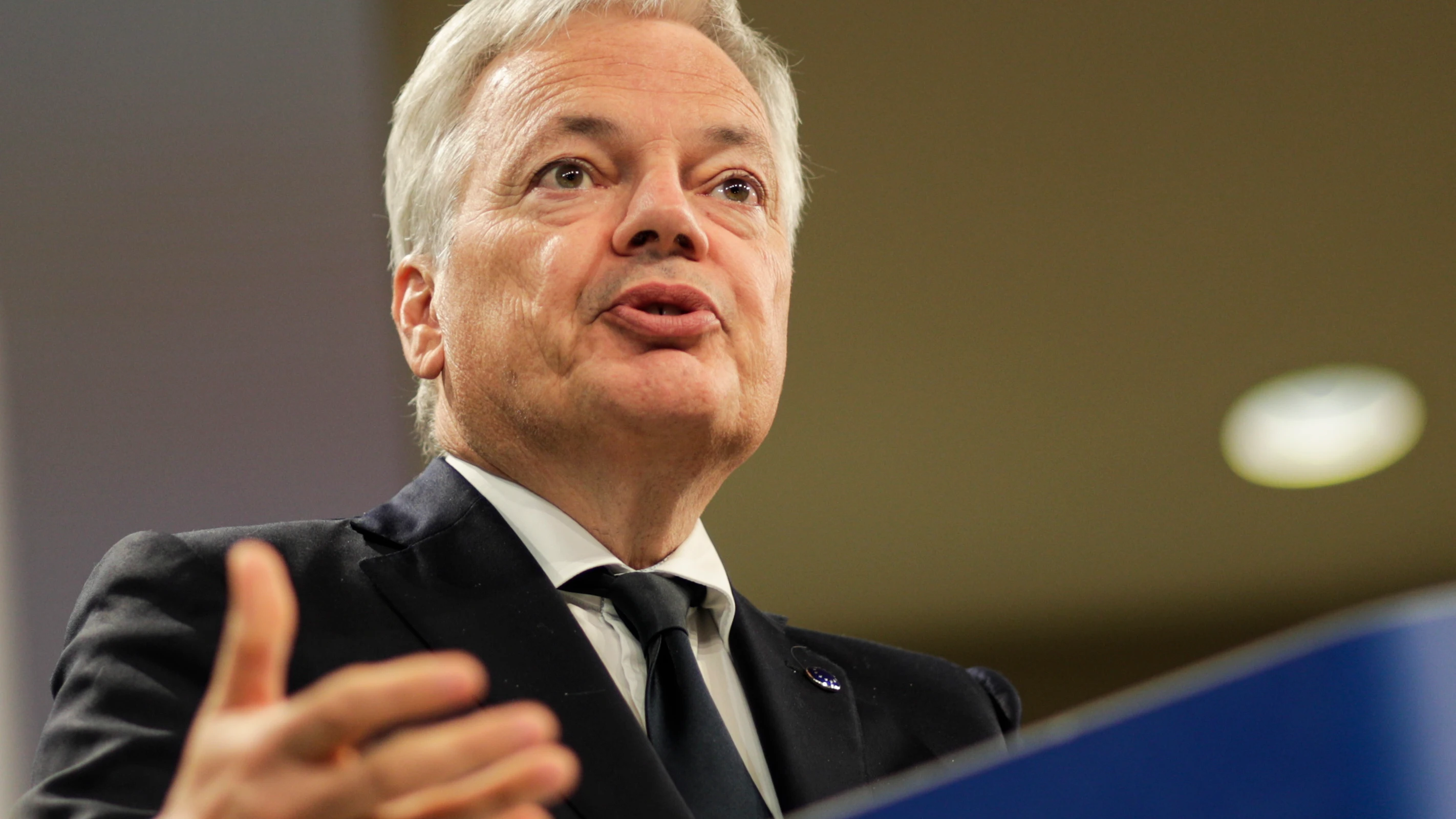 Imagen del comisario europeo de Justicia, Didier Reynders