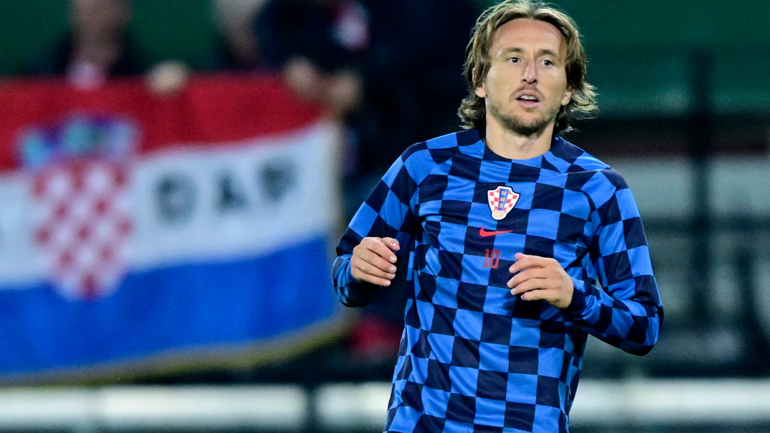 Luka Modric se ejercita antes de un partido de Croacia Luka Modric se ejercita antes de un partido de Croacia
