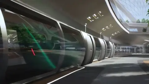 Imagen del 'tren bala' Imagen del 'tren bala'