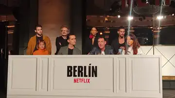 Rueda de prensa de 'Berlín', spin-off de 'La Casa de Papel'