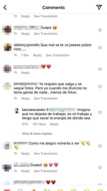 Laura Escanes asegura que tiene que "sacar la energía de donde sea" tras su separación de Risto Mejide